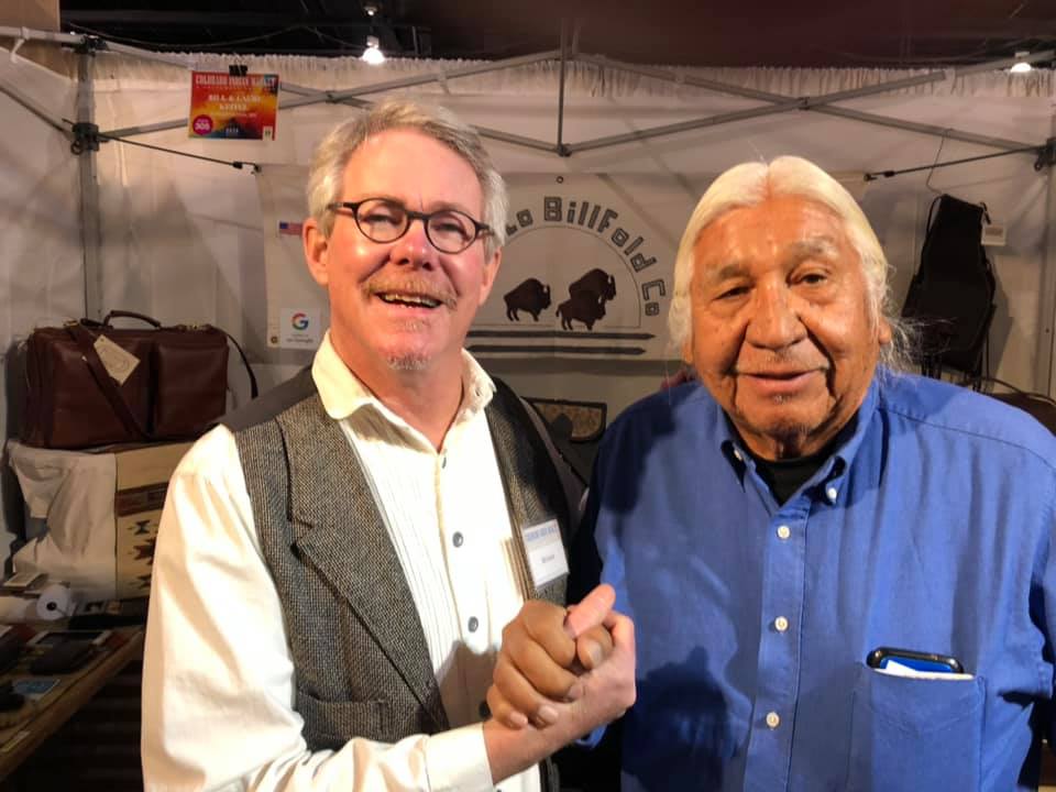 Bill Keitel Greeting Long Time Native American Friend
