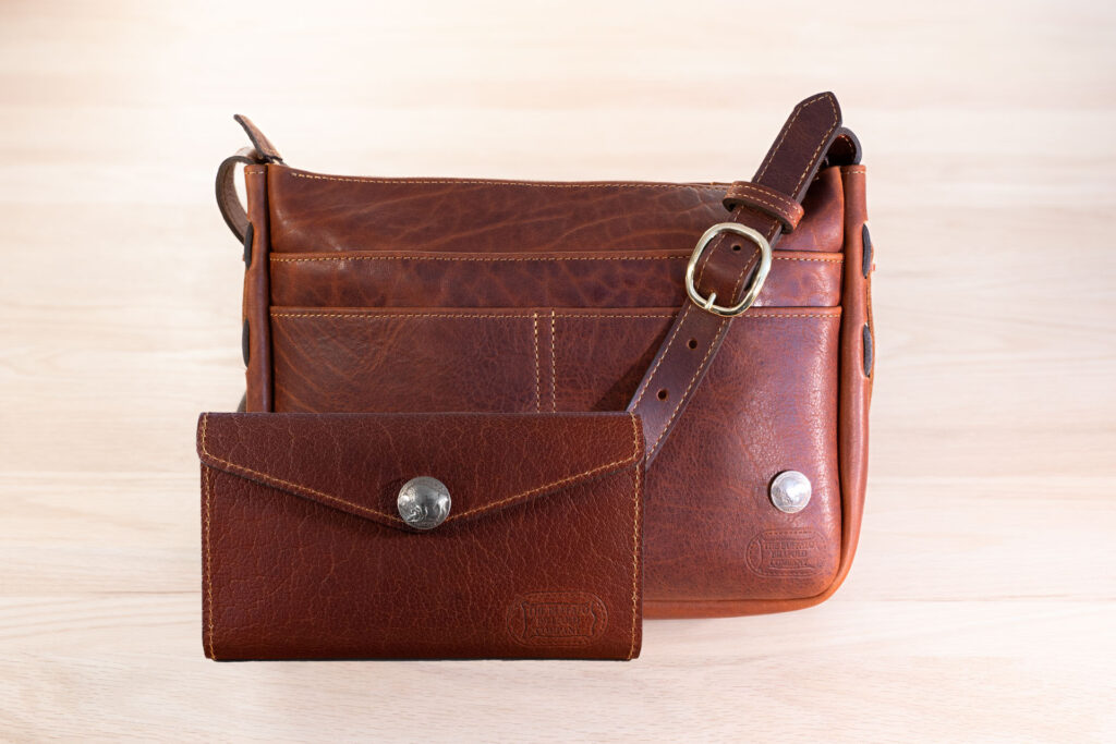 Dakota Purse And Envelope Clutch Wallet Set - American Chestnut