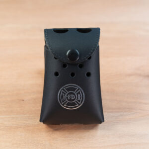 Motorola Minitor 7 - Leather Pager Case - Black - Made in USA