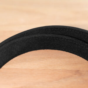 Comfortable and soft suede backing on the back of the Full Grain Leather Dress Belt