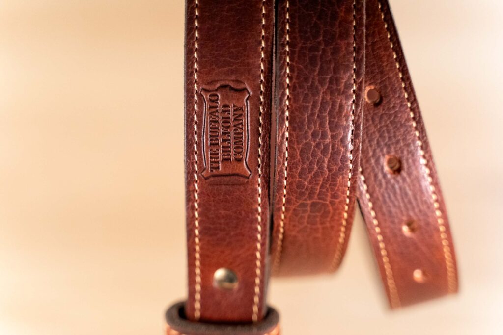 Full Grain Leather Dress Belt - American Chestnut Red Leather Full Grain Leather Dress Belt - American Chestnut Red Leather