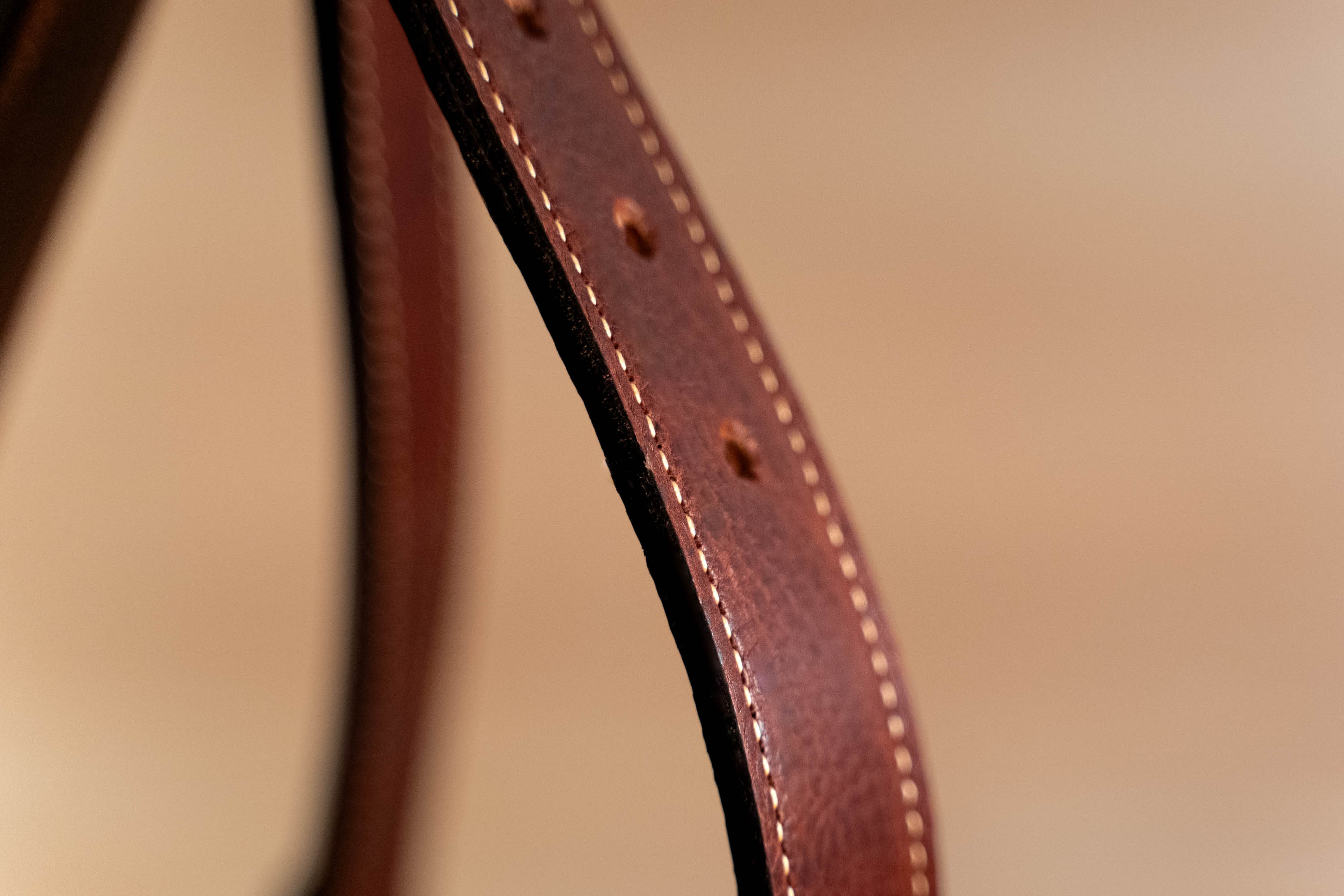 Full Grain Leather Dress Belt Is Crafted With Thick And Durable Thread Full Grain Leather Dress Belt Is Crafted With Thick And Durable Thread