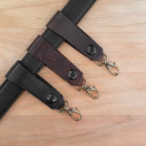 Leather Belt Key Holder - Made in USA