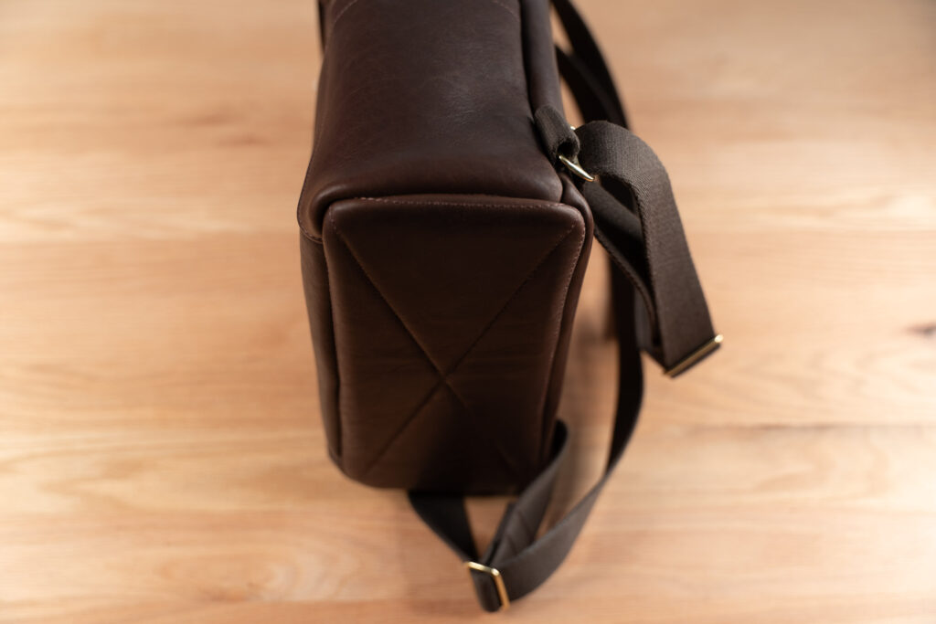 Northbound Backpack Reinforced Bottom Reinforced Bottom Of Northbound Bison Leather Backpack